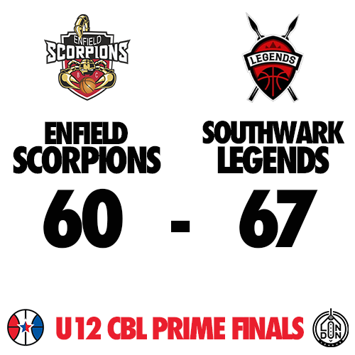 U12 CBL Finals Score Card