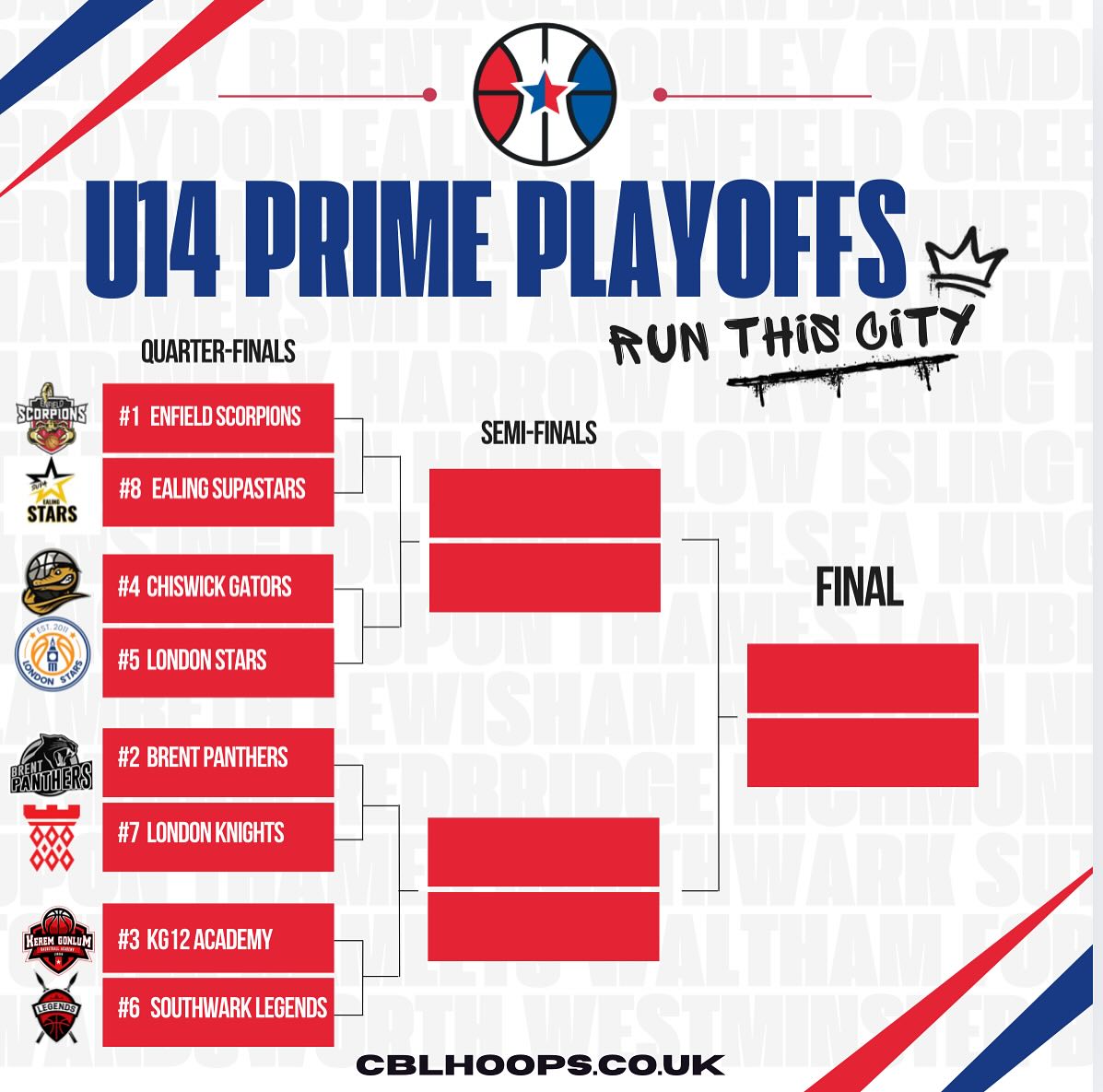 U14 CBL PRIME PLAYOFFS🏀🔥🪣👑 Win to stay in. When all is said and done - there can be only one. Serious talent in this pool. No need to guess - We’re about to find out who’s the best. Let’s get it. #cblhoopsofficial #nextgen #whosgotnext